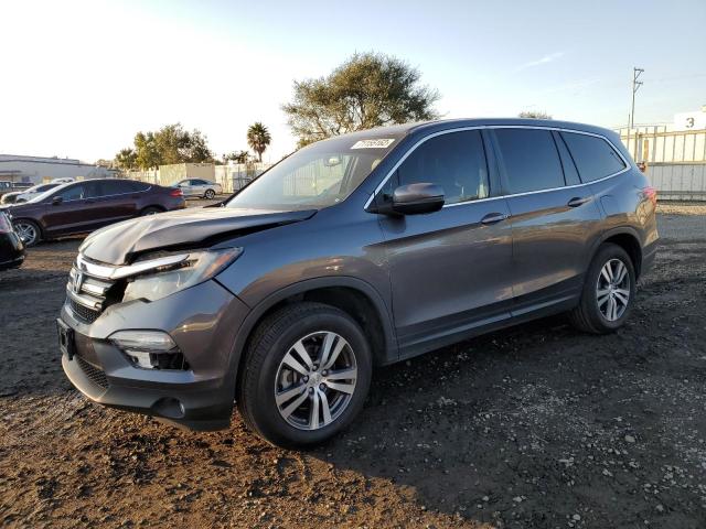 HONDA PILOT EXL 2018 with VIN 5FNYF6H56JB066267 - Photo from auction