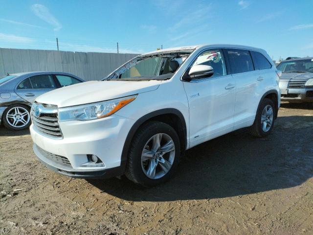TOYOTA HIGHLANDER 2016 with VIN 5TDDCRFH9GS018742 - Photo from auction