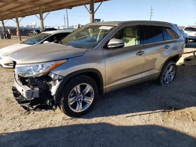 TOYOTA HIGHLANDER 2016 with VIN 5TDYKRFH4GS131342 - Photo from auction