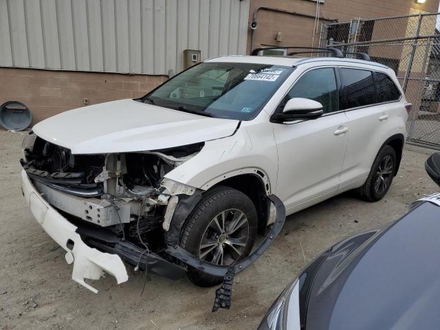 TOYOTA HIGHLANDER 2016 with VIN 5TDJKRFH5GS251314 - Photo from auction