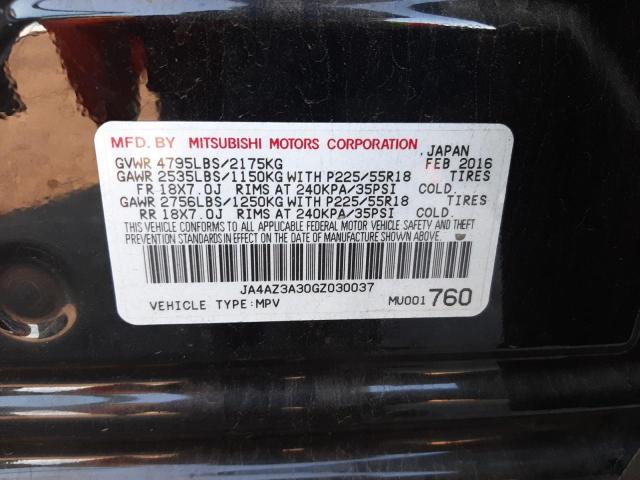 Photo 14 from auction – 2016 MITSUBISHI OUTLANDER with VIN JA4AZ3A30GZ030037
