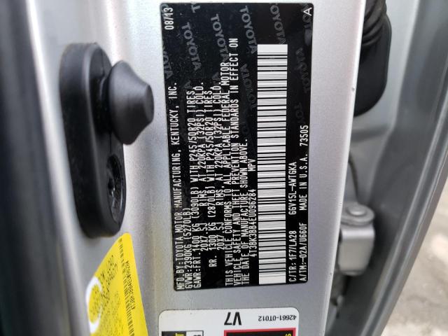 Photo 14 from auction – 2014 TOYOTA VENZA LE with VIN 4T3BK3BB4EU096284