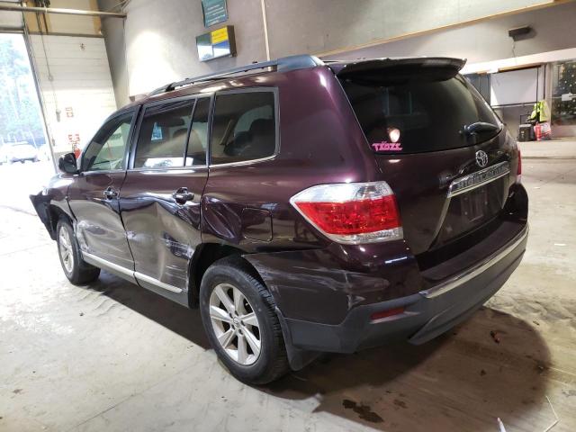 Photo 2 from auction – 2012 TOYOTA HIGHLANDER with VIN 5TDBK3EH3CS131069