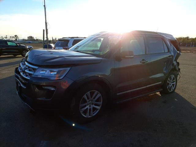 FORD EXPLORER X 2018 with VIN 1FM5K8D81JGA01855 - Photo from auction