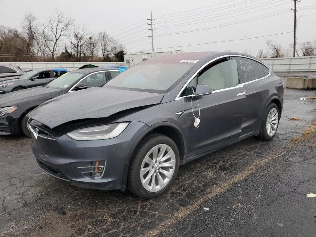 TESLA MODEL X 2021 with VIN 5YJXCBE22MF320407 - Photo from auction