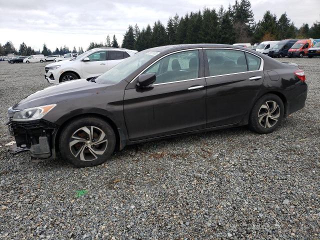 HONDA ACCORD LX 2016 with VIN 1HGCR2F39GA010774 - Photo from auction