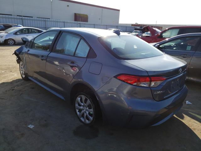 Photo 2 from auction – 2021 TOYOTA COROLLA LE with VIN 5YFEPMAEXMP151023