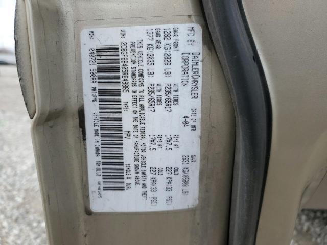 Photo 14 from auction – 2005 CHRYSLER PACIFICA with VIN 2C8GF68405R649865