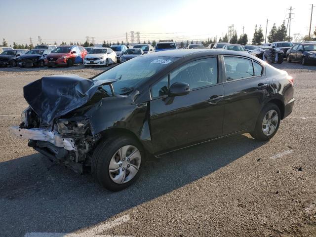 HONDA CIVIC LX 2013 with VIN 19XFB2F55DE244811 - Photo from auction