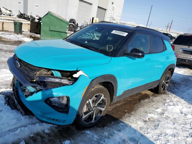 Photo 1 from auction – 2021 CHEVROLET TRAILBLAZE with VIN KL79MUSL4MB146094