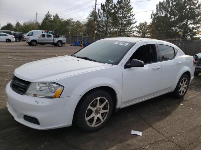 DODGE AVENGER SX 2012 with VIN 1C3CDZCB9CN153667 - Photo from auction