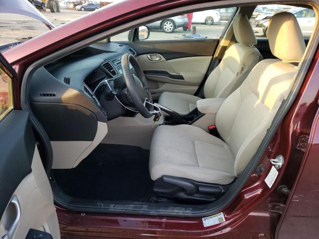 Photo 7 from auction – 2014 HONDA CIVIC LX with VIN 19XFB2F59EE234512