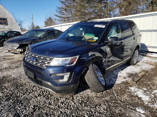 FORD EXPLORER X 2017 with VIN 1FM5K8D89HGA01077 - Photo from auction