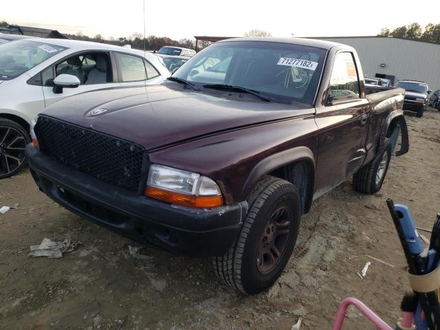 DODGE DAKOTA SXT 2004 with VIN 1D7FL16K34S576584 - Photo from auction