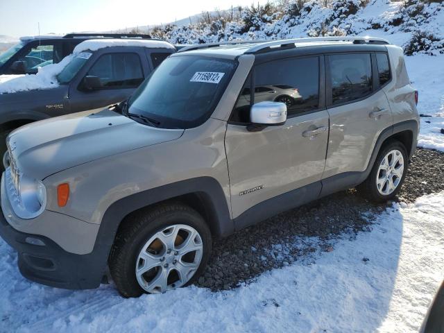 JEEP RENEGADE L 2015 with VIN ZACCJBDT1FPC52840 - Photo from auction