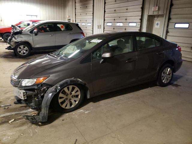 HONDA CIVIC LX 2012 with VIN 19XFB2F51CE107184 - Photo from auction