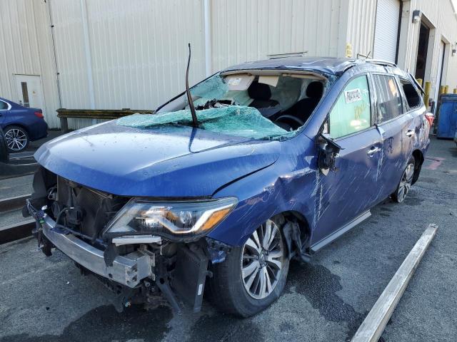 NISSAN PATHFINDER 2017 with VIN 5N1DR2MN3HC908392 - Photo from auction