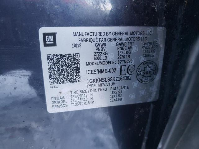 Photo 14 from auction – 2019 GMC ACADIA SLE with VIN 1GKKNSLS8KZ164392