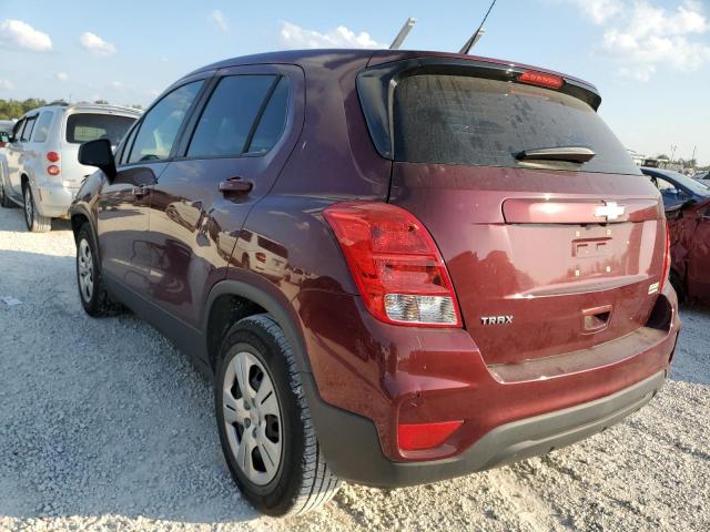 Photo 2 from auction – 2017 CHEVROLET TRAX LS with VIN 3GNCJKSB9HL273819