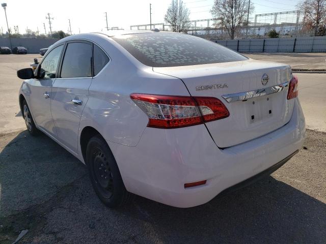 Photo 2 from auction – 2015 NISSAN SENTRA S with VIN 3N1AB7AP5FL665526