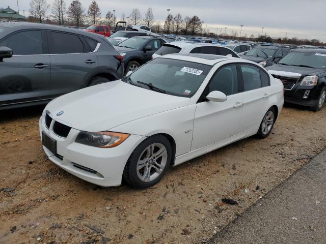 BMW 328 I 2008 with VIN WBAVA37578NL48377 - Photo from auction