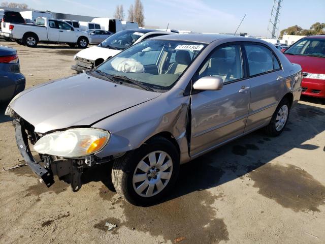TOYOTA COROLLA CE 2003 with VIN 1NXBR32E63Z070460 - Photo from auction