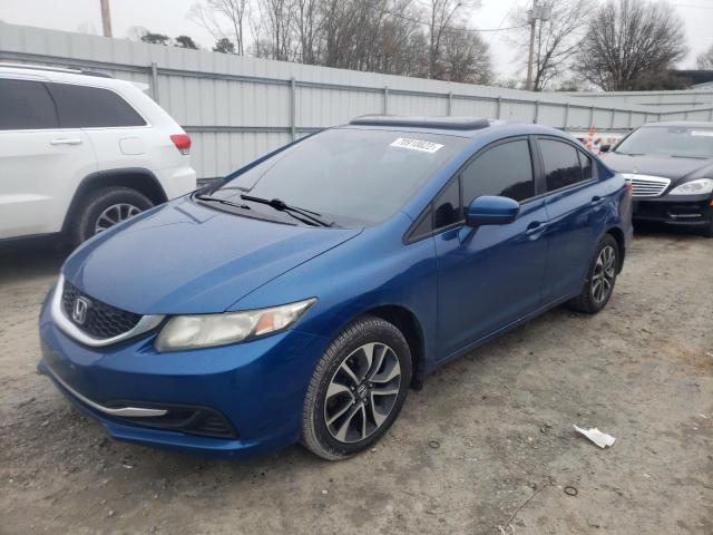 HONDA CIVIC EX 2014 with VIN 2HGFB2F86EH519443 - Photo from auction