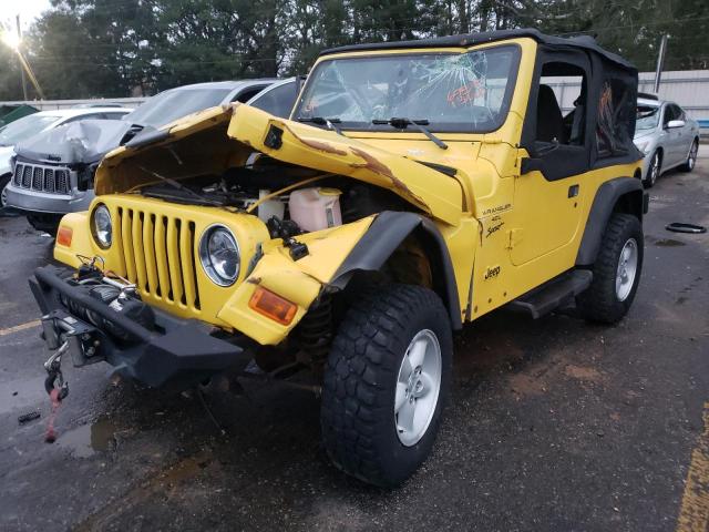 JEEP WRANGLER / 2000 with VIN 1J4FA49S8YP755591 - Photo from auction