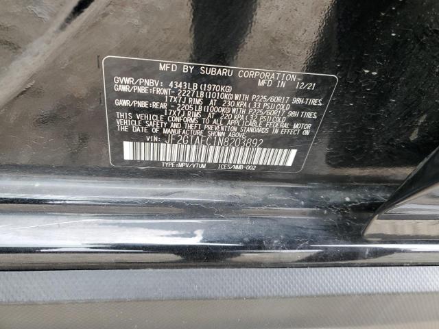 Photo 14 from auction – 2022 SUBARU CROSSTREK with VIN JF2GTAEC1N8203892