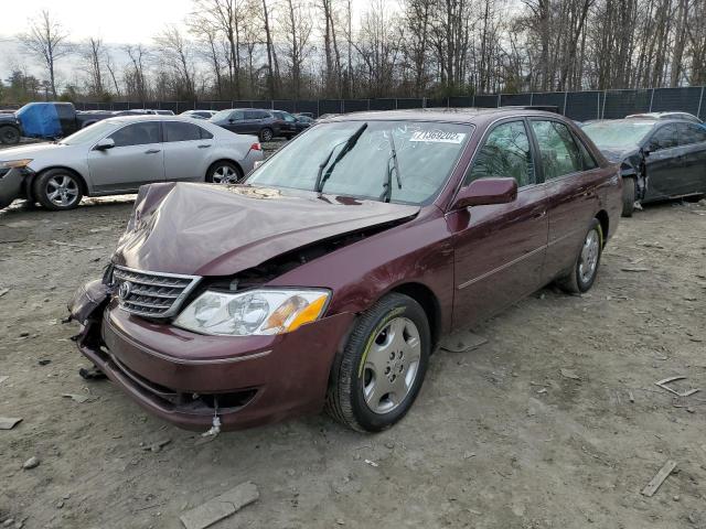 TOYOTA AVALON XL 2004 with VIN 4T1BF28B54U389270 - Photo from auction