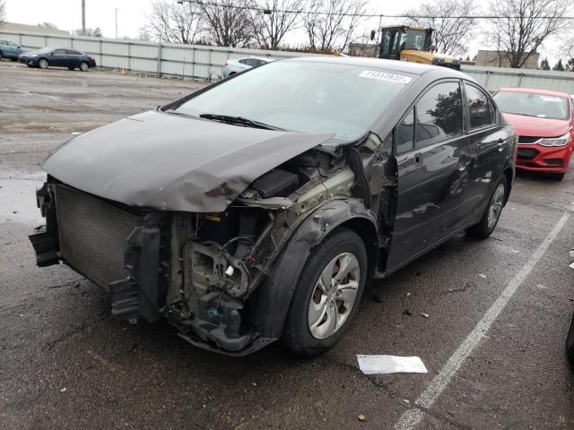 Photo 1 from auction – 2013 HONDA CIVIC LX with VIN 19XFB2F5XDE001950
