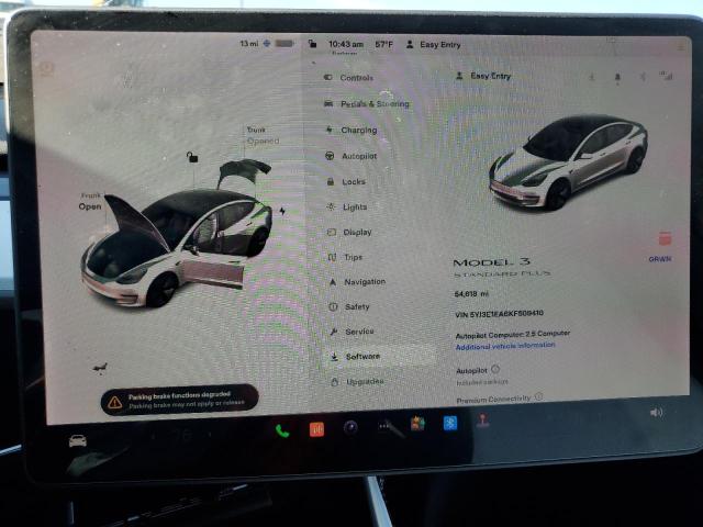 Photo 9 from auction – 2019 TESLA MODEL 3 with VIN 5YJ3E1EA6KF509410