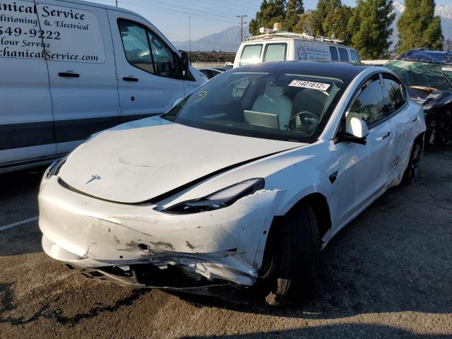 TESLA MODEL 3 2021 with VIN 5YJ3E1EAXMF989647 - Photo from auction