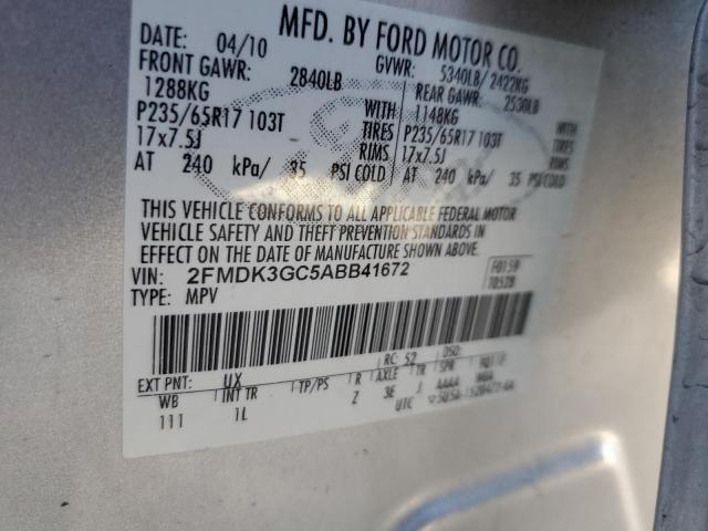 Photo 14 from auction – 2010 FORD EDGE SE with VIN 2FMDK3GC5ABB41672