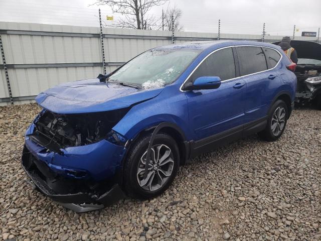 HONDA CR-V EX 2022 with VIN 7FARW2H51NE015444 - Photo from auction