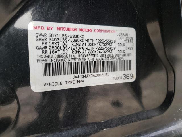 Photo 14 from auction – 2010 MITSUBISHI OUTLANDER with VIN JA4JS4AX0AZ003151