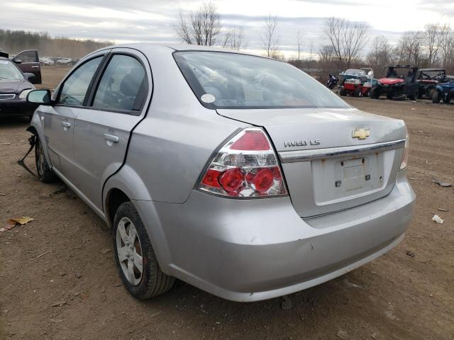 Photo 2 from auction – 2008 CHEVROLET AVEO BASE with VIN KL1TD56688B070900