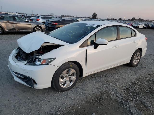 HONDA CIVIC LX 2015 with VIN 2HGFB2F57FH524898 - Photo from auction
