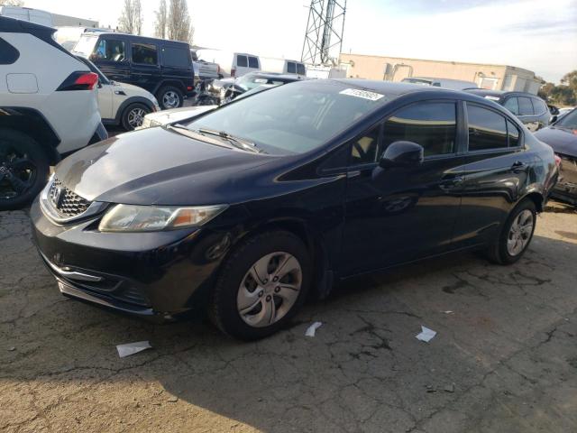 HONDA CIVIC LX 2013 with VIN 19XFB2F55DE253606 - Photo from auction