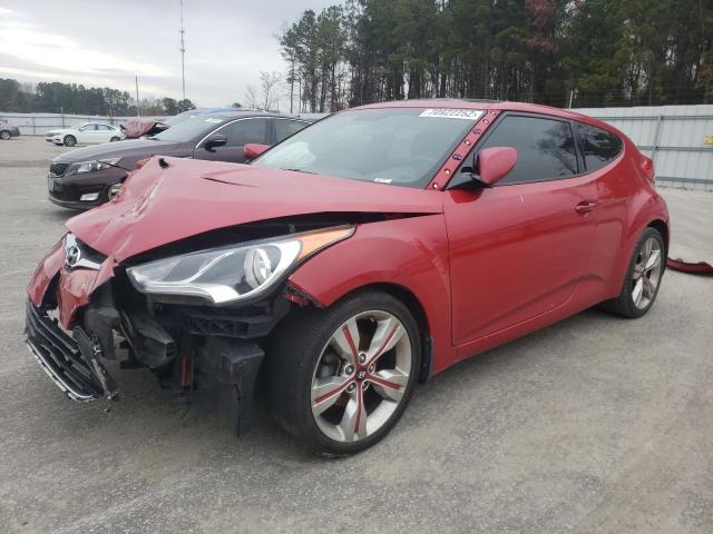 HYUNDAI VELOSTER 2013 with VIN KMHTC6AD3DU173501 - Photo from auction