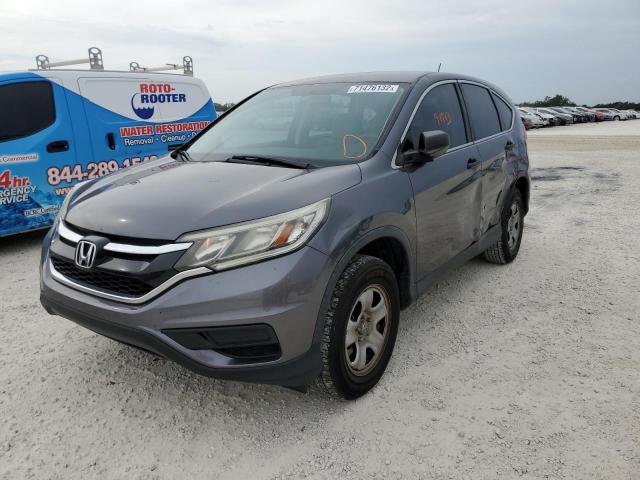 Photo 1 from auction – 2016 HONDA CR-V LX with VIN 2HKRM3H38GH532864