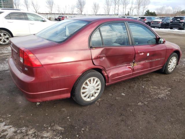 Photo 3 from auction – 2005 HONDA CIVIC EX with VIN 2HGES16885H002831