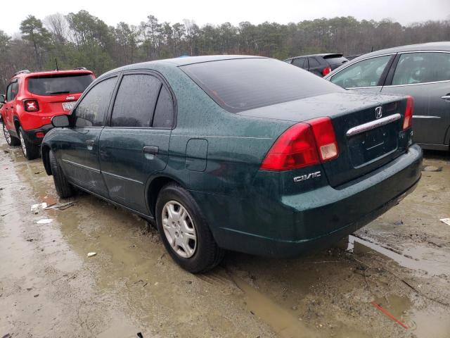 Photo 2 from auction – 2001 HONDA CIVIC LX with VIN 2HGES16551H615859