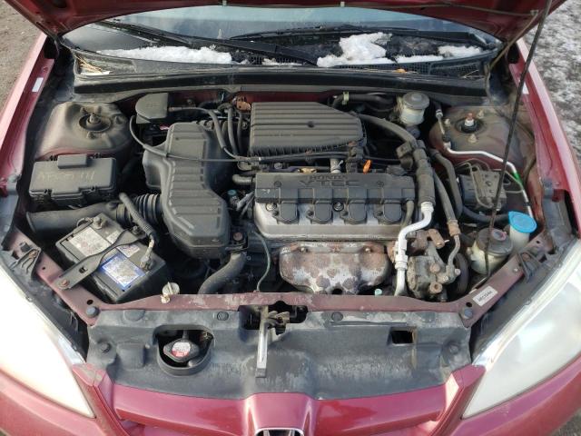 Photo 11 from auction – 2005 HONDA CIVIC EX with VIN 2HGES16885H002831