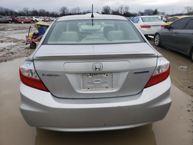 Photo 6 from auction – 2012 HONDA CIVIC HYBR with VIN JHMFB4F24CS006573