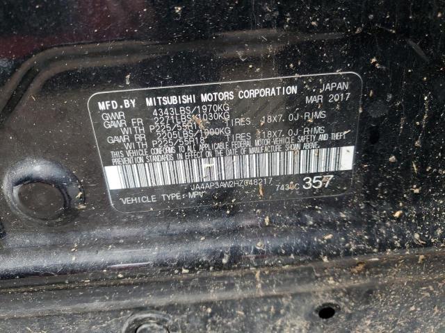 Photo 14 from auction – 2017 MITSUBISHI OUTLANDER with VIN JA4AP3AW2HZ048217