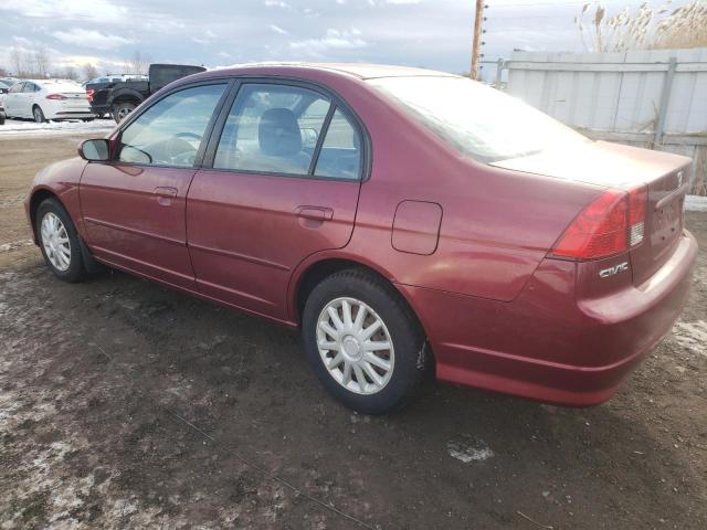 Photo 2 from auction – 2005 HONDA CIVIC EX with VIN 2HGES16885H002831