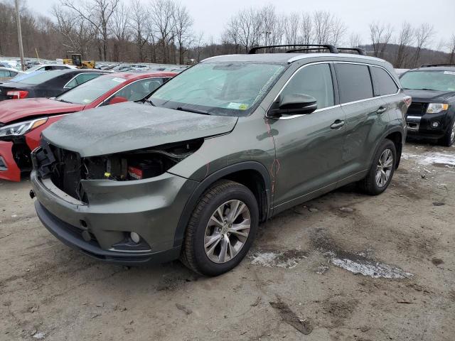 TOYOTA HIGHLANDER 2015 with VIN 5TDJKRFH4FS210350 - Photo from auction