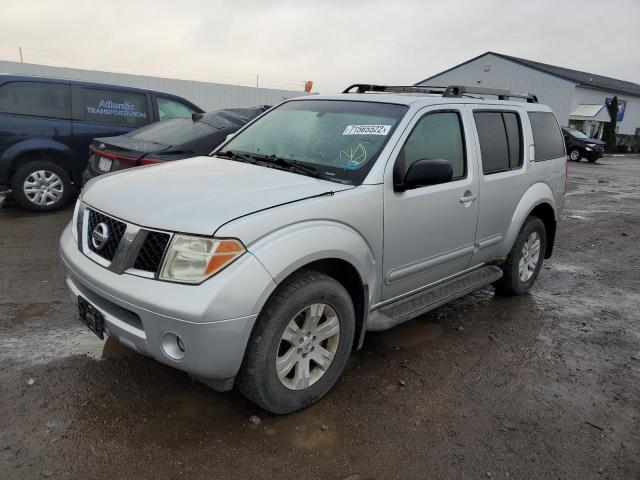 NISSAN PATHFINDER 2005 with VIN 5N1AR18W25C703321 - Photo from auction