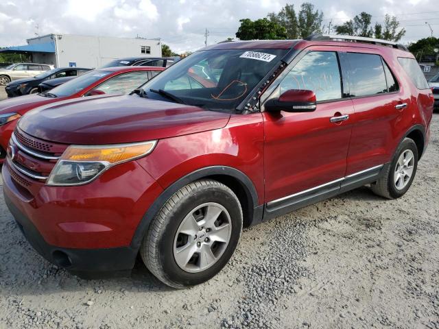 FORD EXPLORER L 2013 with VIN 1FM5K7F83DGB18235 - Photo from auction